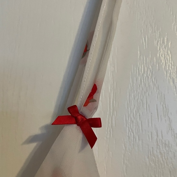 Flora White Red Floral‎ Slip Dress Nightgown Large
Adjustable Straps Babydoll - Picture 4 of 6